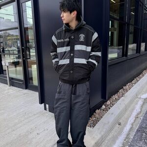 Men's Black & Gray Cargo Pants - Urban Workwear